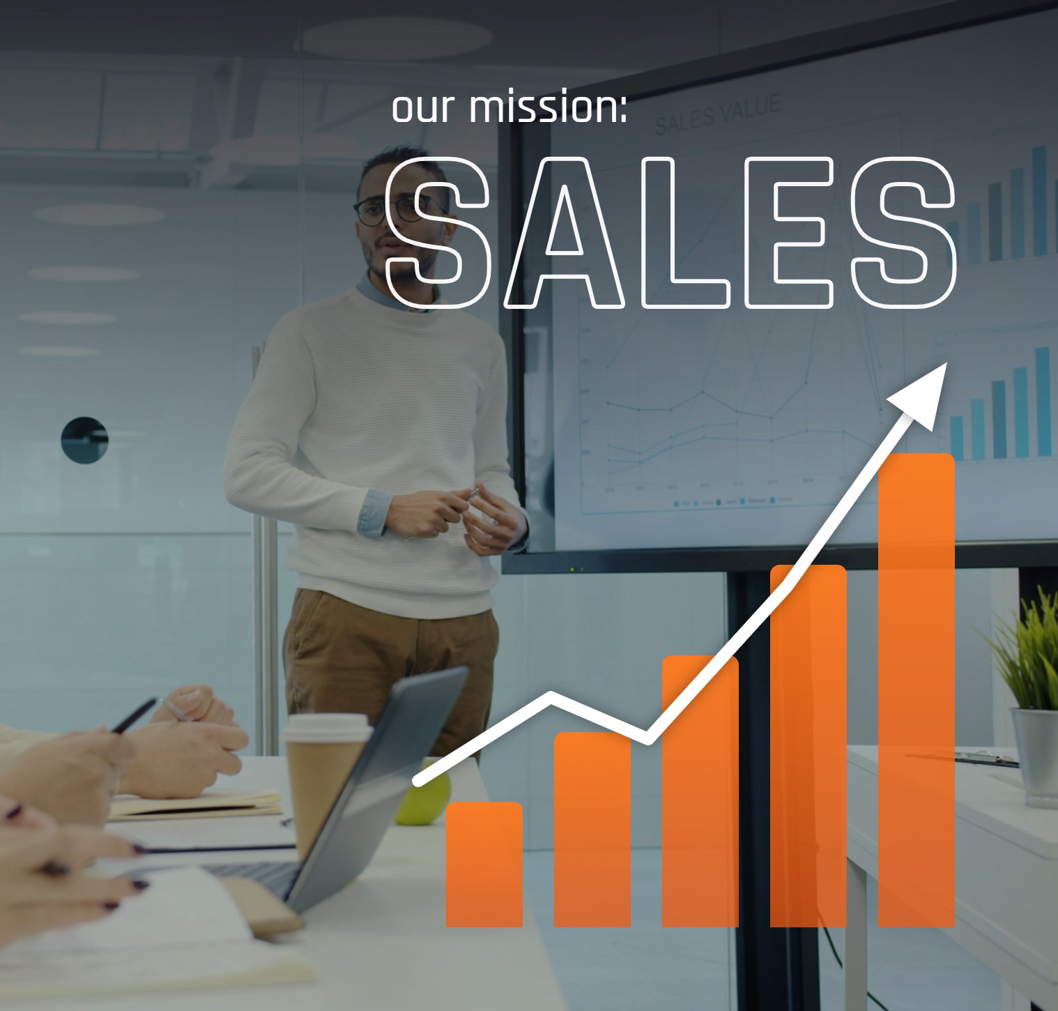 Sales consulting - increasing sales growth chart